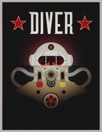 logo,graphic design london,propaganda poster,diver logo