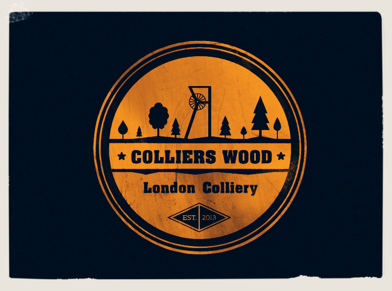 colliers wood official logo,graphic design london