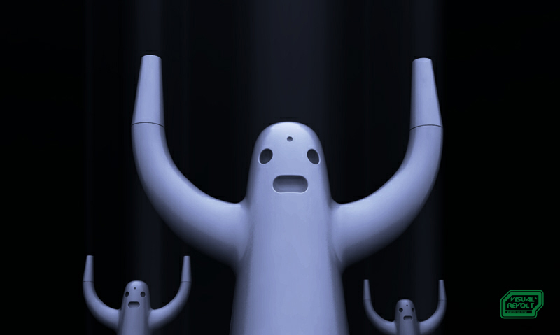 sculpture-ghost,-golem-creature,3d-designer-uk,-london-product-designer