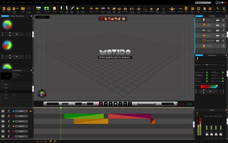 movido project, motion graphic software for designers, user interface,visualrevolt