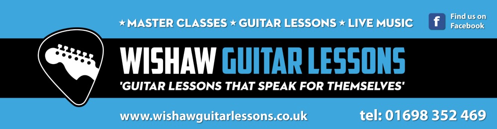 wishaw guitar lessons banner, visualrevolt