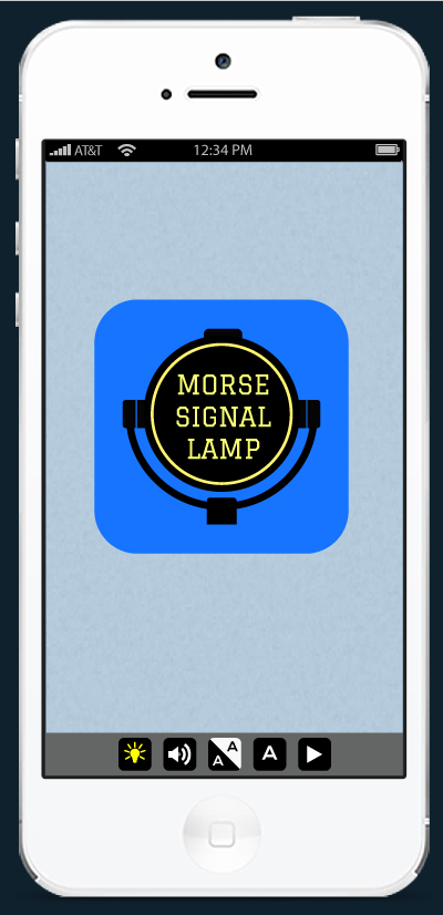 Morse Code App for Iphone and Android OS - Logo,Graphic- Design- London