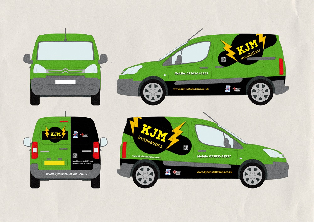 van-graphics, logo design car wrapping, vinyl graphics ,visualrevolt, graphic designer london