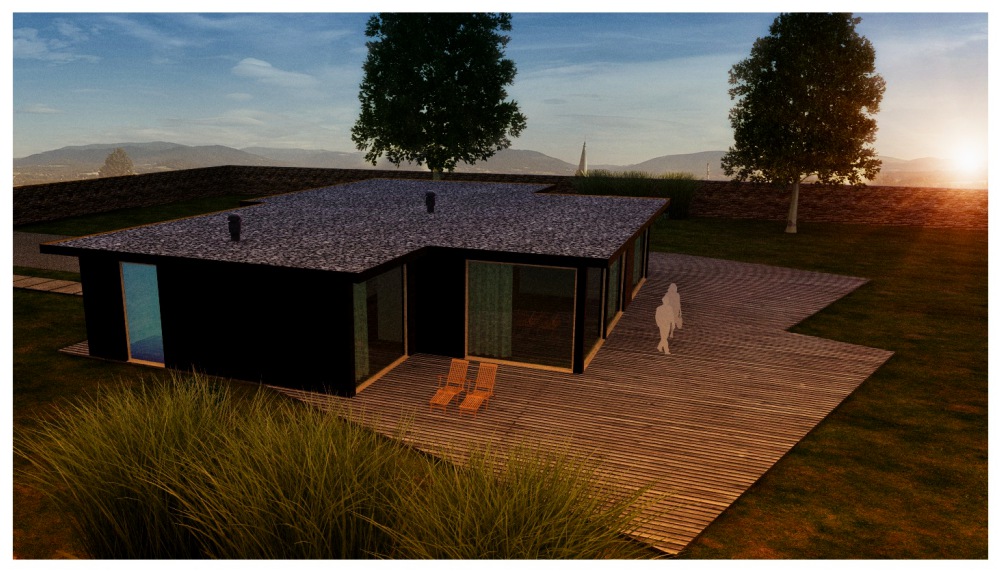 bungalow- 3d  design house modeling